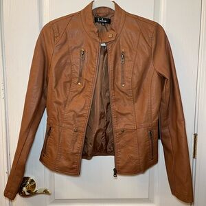 NWT Lulu’s leather jacket